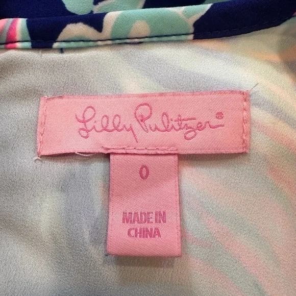 Lilly Pulizter Going Coastal Kassia dress Size 0 - Picture 9 of 9